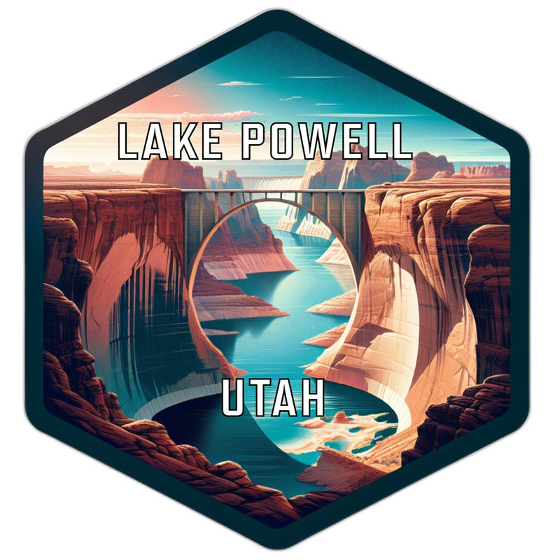 Lake Powell Utah Travel Destination Souvenir Vinyl Decal Sticker 6-Inch