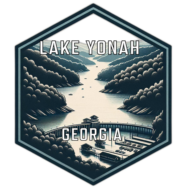 Lake Yonah Georgia Travel Destination Souvenir Vinyl Decal Sticker 2-Inch