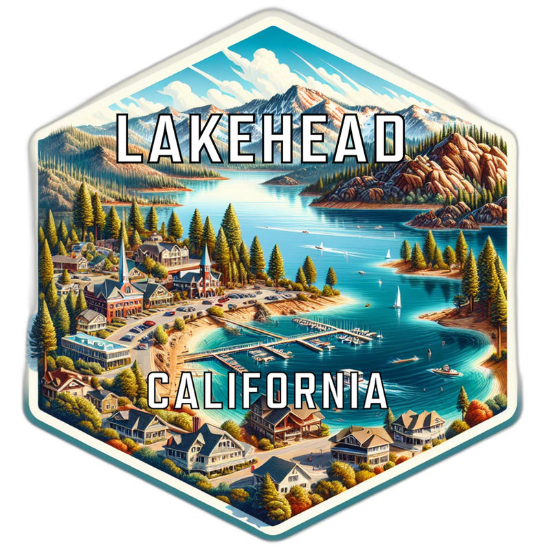 Lakehead California Travel Destination Souvenir Vinyl Decal Sticker 4-Inch