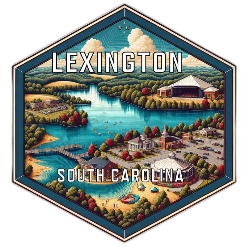 Lexington South Carolina Travel Destination Souvenir Vinyl Decal Sticker 2-Inch