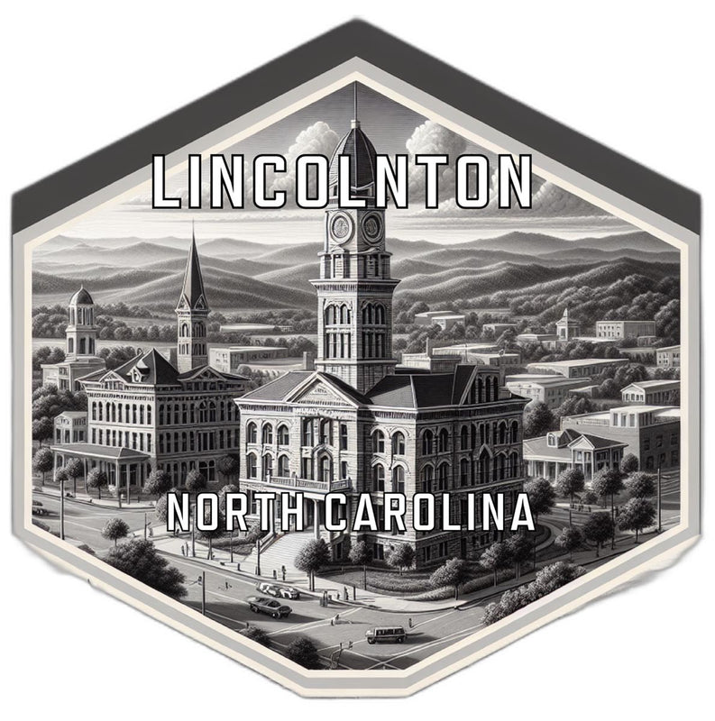 Lincolnton North Carolina Travel Destination Souvenir Vinyl Decal Sticker 2-Inch
