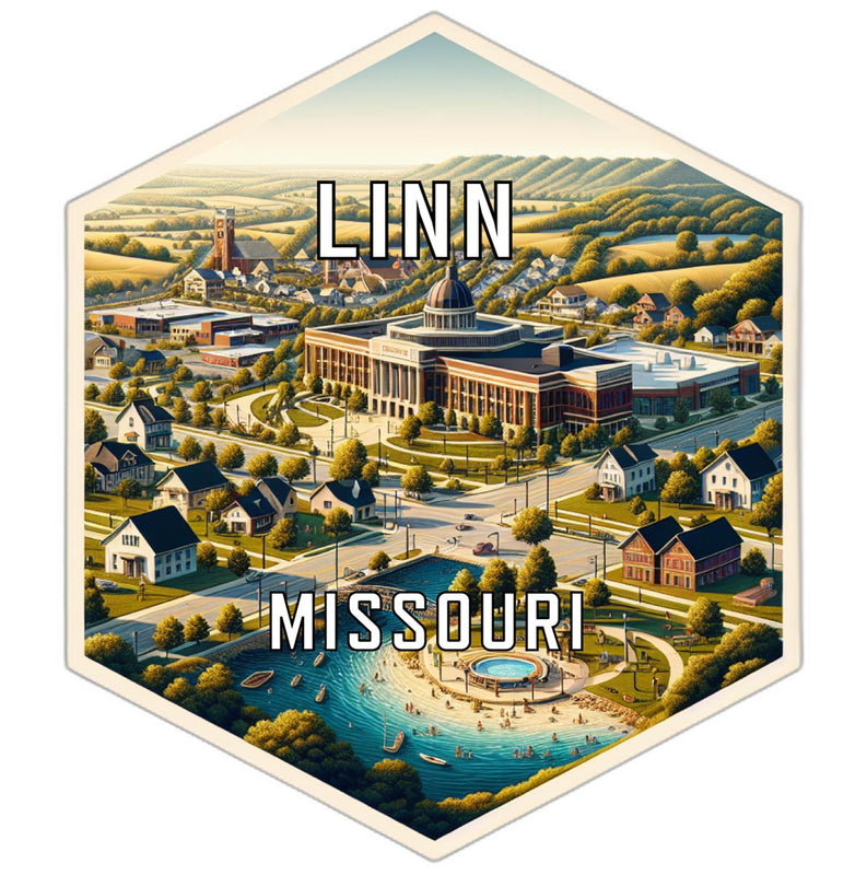 Linn Missouric Travel Destination Souvenir Vinyl Decal Sticker 2-Inch