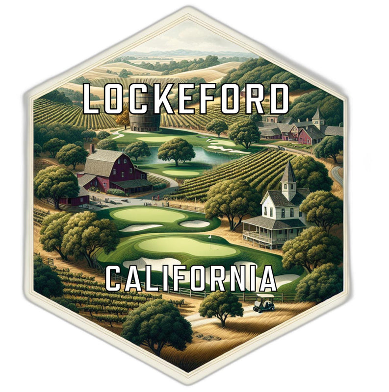 Lockeford California Travel Destination Souvenir Vinyl Decal Sticker 2-Inch