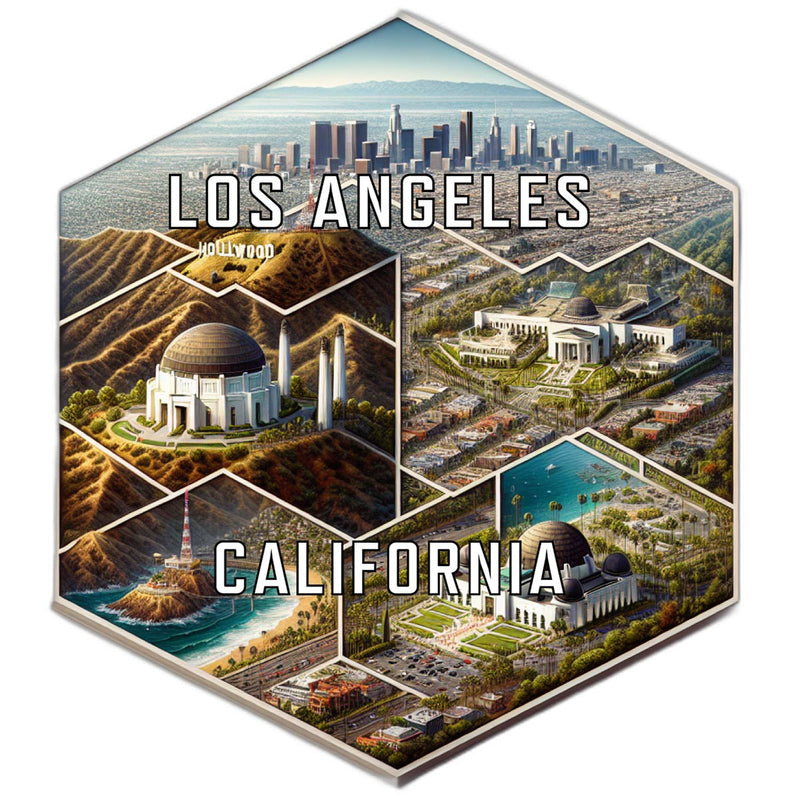 Los Angeles California Travel Destination Souvenir Vinyl Decal Sticker 2-Inch