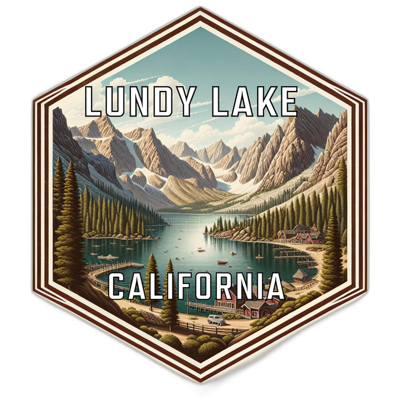 Lundy Lake California Travel Destination Souvenir Vinyl Decal Sticker 2-Inch