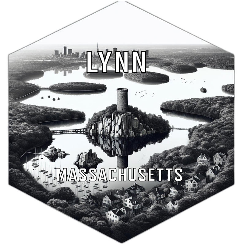 Lynn Massachusetts Travel Destination Souvenir Vinyl Decal Sticker 2-Inch