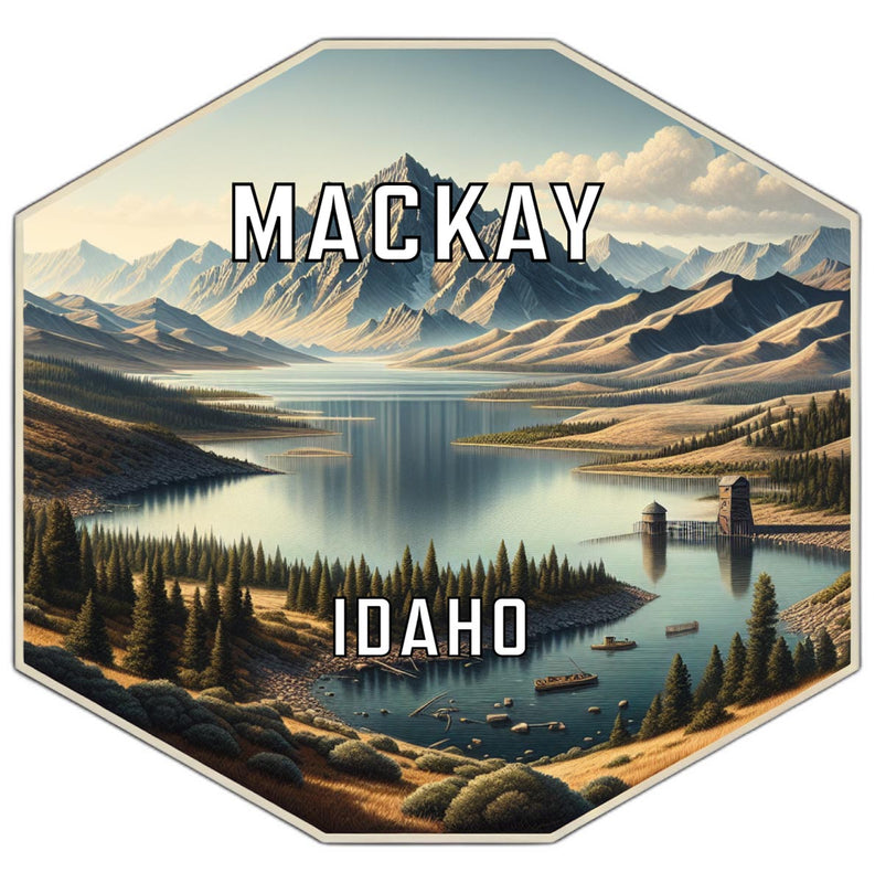 Mackay Idaho Travel Destination Souvenir Vinyl Decal Sticker 6-Inch