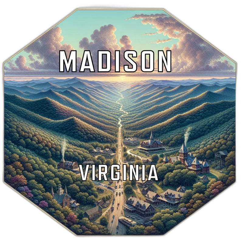 Madison Virginia Travel Destination Souvenir Vinyl Decal Sticker 2-Inch
