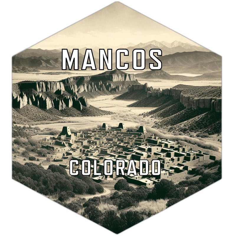 Mancos Colorado Travel Destination Souvenir Vinyl Decal Sticker 2-Inch