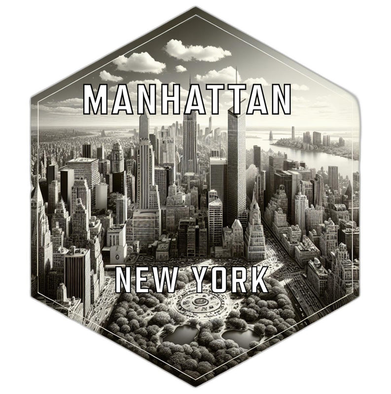 Manhattan New York Travel Destination Souvenir Vinyl Decal Sticker 6-Inch