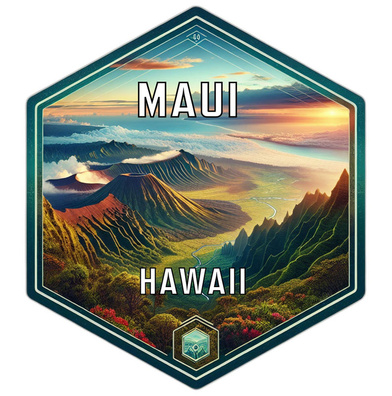 Maui Hawaii Travel Destination Souvenir Vinyl Decal Sticker 2-Inch