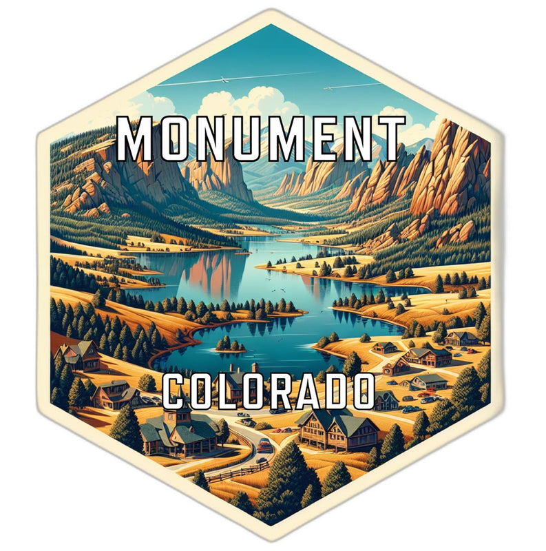 Monument Colorado Travel Destination Souvenir Vinyl Decal Sticker 2-Inch
