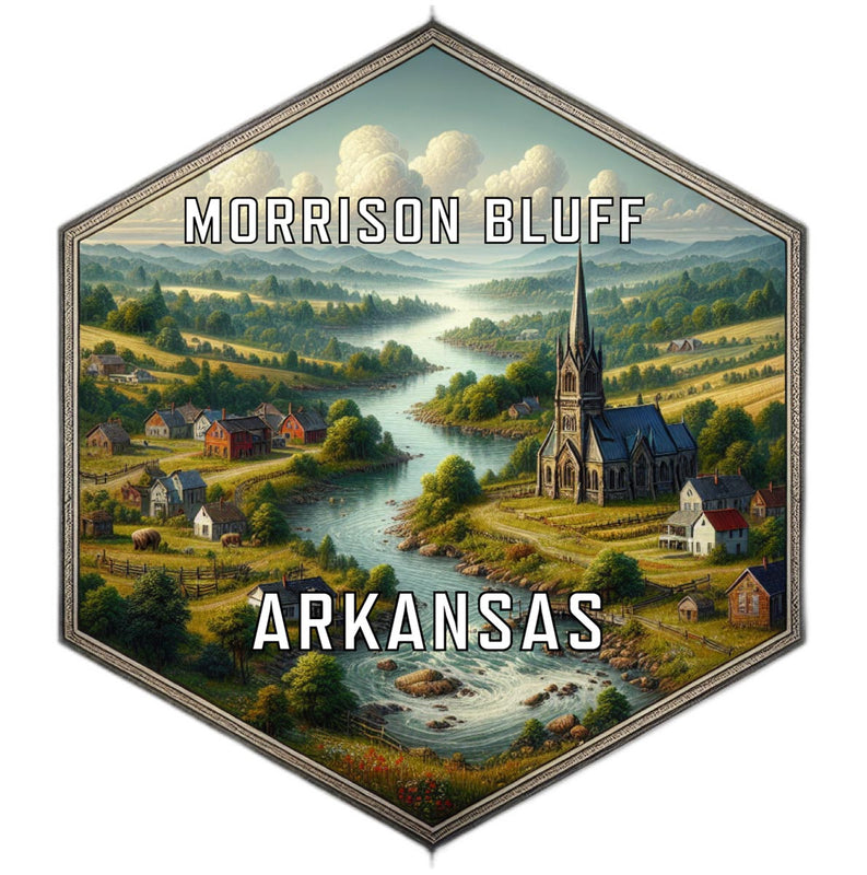 Morrison Bluff Arkansas Travel Destination Souvenir Vinyl Decal Sticker 6-Inch