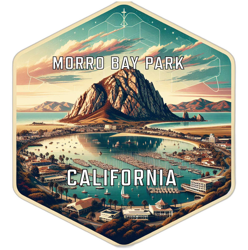 Morro Bay Park California Travel Destination Souvenir Vinyl Decal Sticker 2-Inch