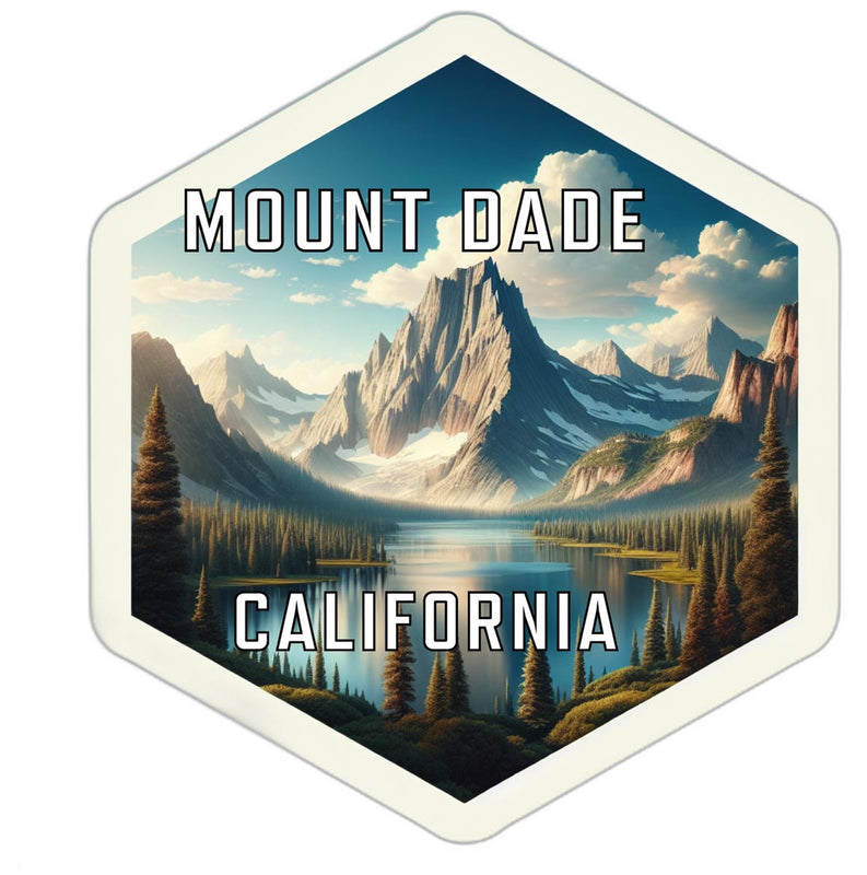Mount Dade California Travel Destination Souvenir Vinyl Decal Sticker 6-Inch