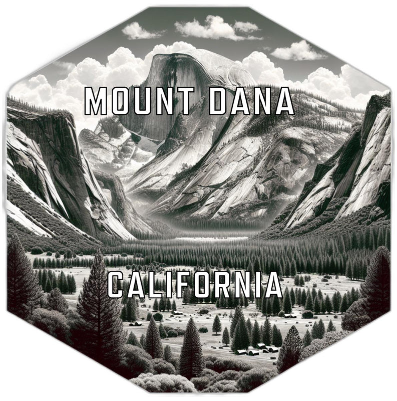 Mount Dana California Travel Destination Souvenir Vinyl Decal Sticker 4-Inch