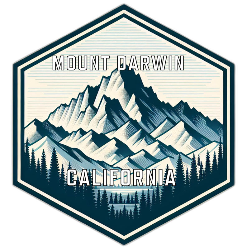 Mount Darwin California Travel Destination Souvenir Vinyl Decal Sticker 6-Inch