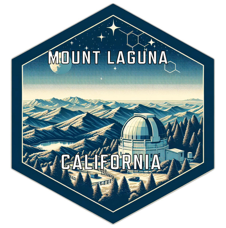 Mount Laguna California Travel Destination Souvenir Vinyl Decal Sticker 2-Inch