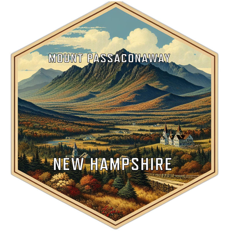 Mount Passaconaway New Hampshire Travel Destination Souvenir Vinyl Decal Sticker 4-Inch
