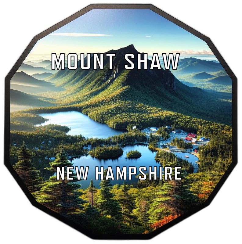 Mount Shaw New Hampshire Souvenir Travel Destination Die Cut Hexagon Fridge Magnet 2-Inch