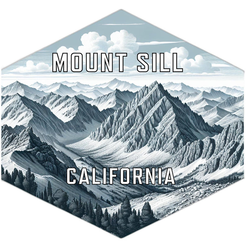 Mount Sill California Travel Destination Souvenir Vinyl Decal Sticker 6-Inch