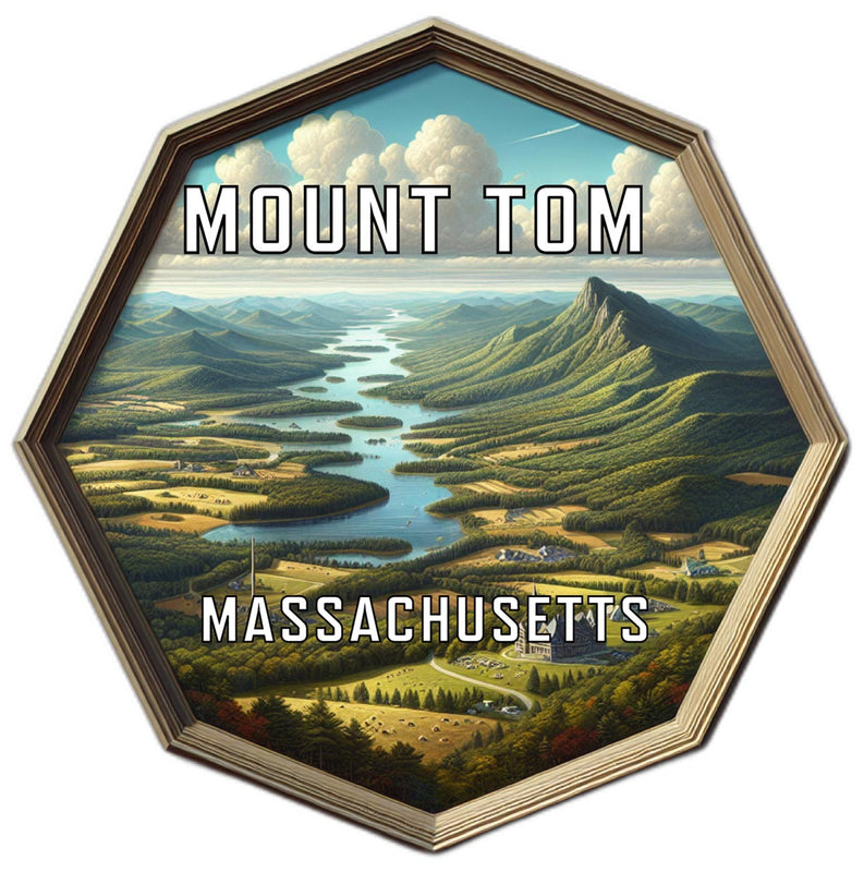 Mount Tom Massachusetts Travel Destination Souvenir Vinyl Decal Sticker 6-Inch