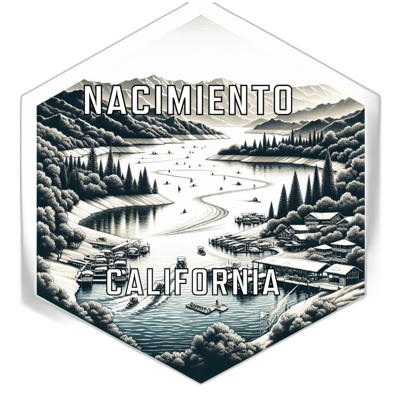 Nacimiento California Travel Destination Souvenir Vinyl Decal Sticker 2-Inch