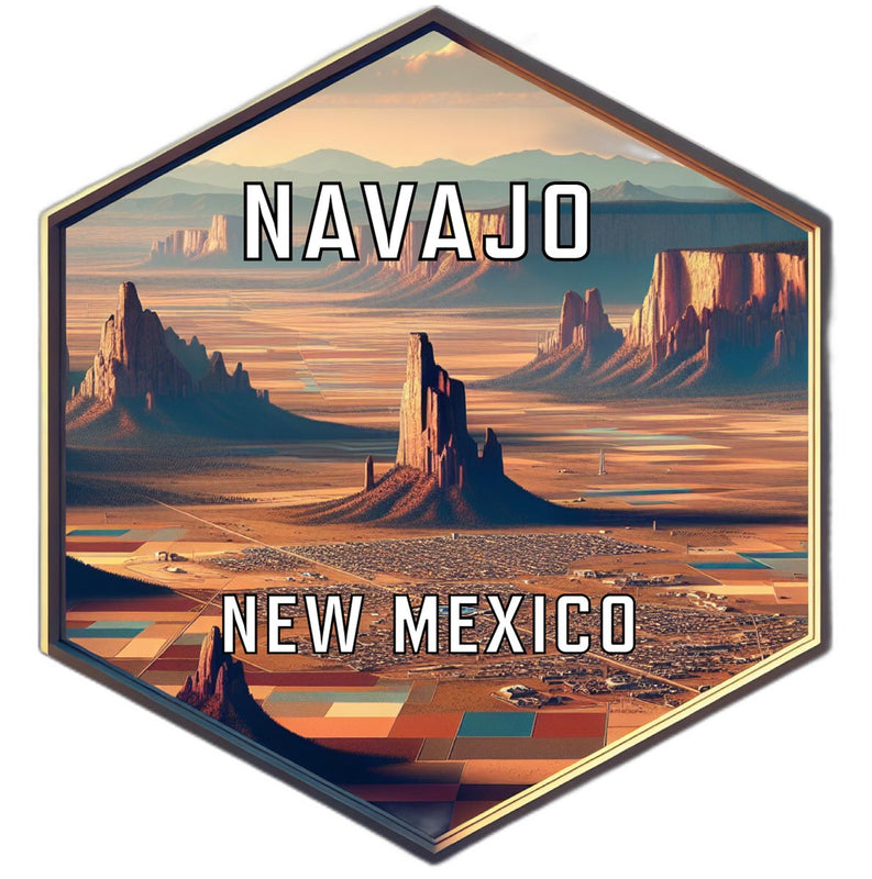 Navajo New Mexico Travel Destination Souvenir Vinyl Decal Sticker 6-Inch