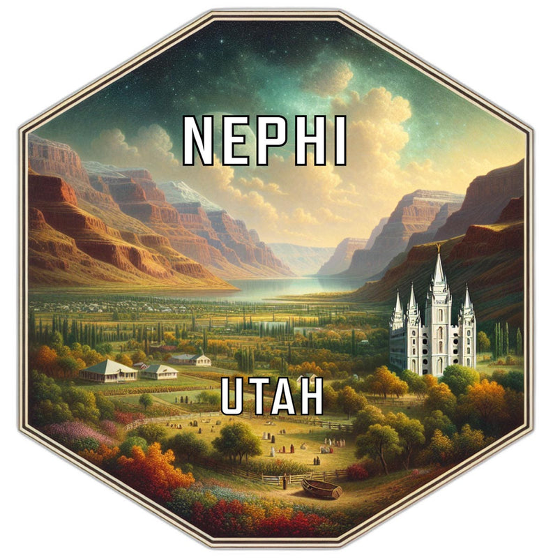 Nephi Utah Travel Destination Souvenir Vinyl Decal Sticker 6-Inch