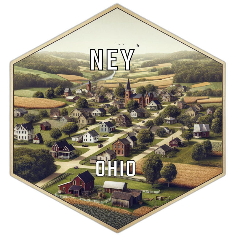 Ney Ohio Travel Destination Souvenir Vinyl Decal Sticker 6-Inch