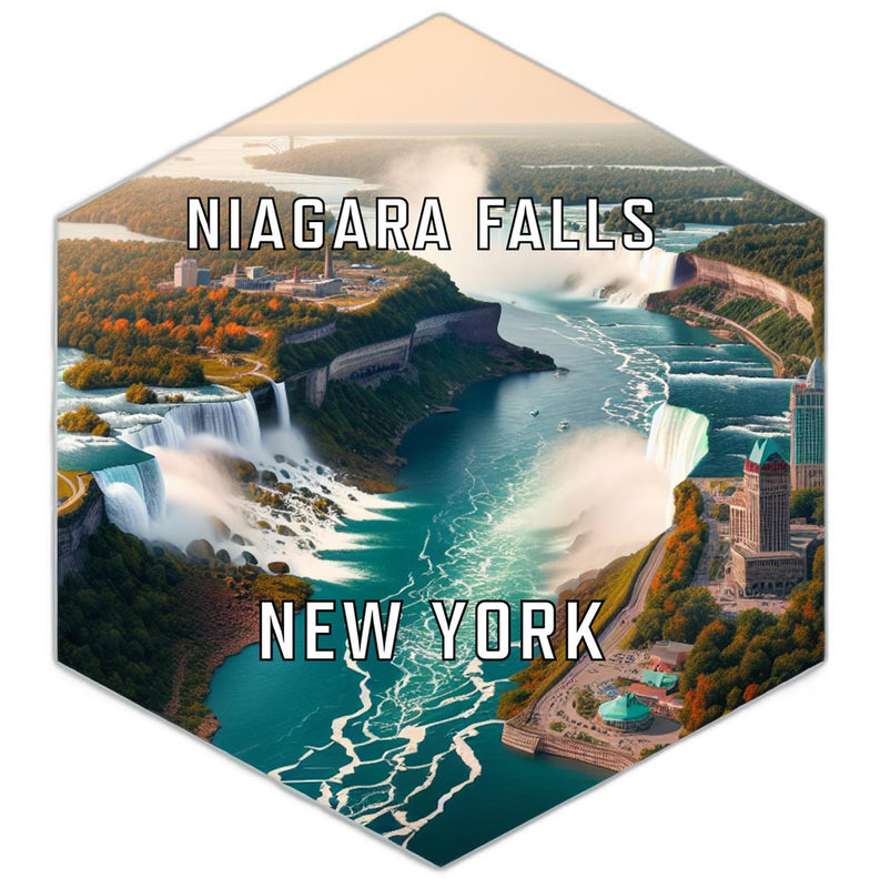 Niagara Falls New York Travel Destination Souvenir Vinyl Decal Sticker 6-Inch