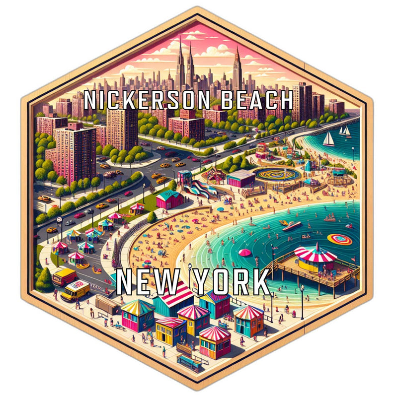Nickerson Beach New York Travel Destination Souvenir Vinyl Decal Sticker 2-Inch