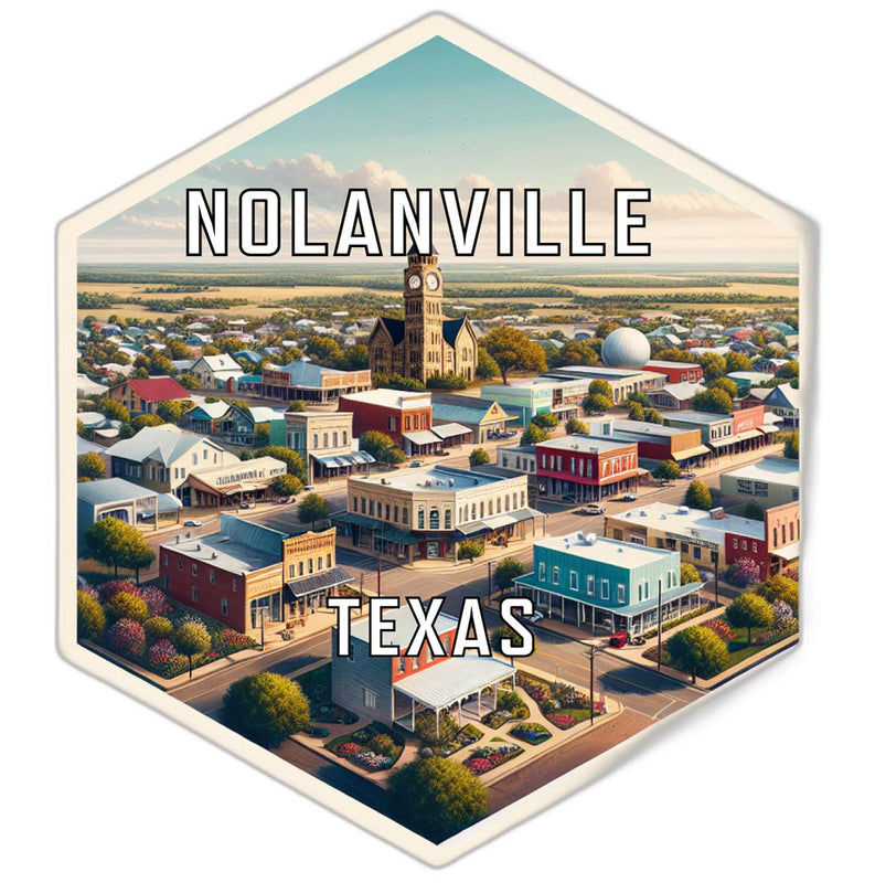 Nolanville Texas Travel Destination Souvenir Vinyl Decal Sticker 4-Inch