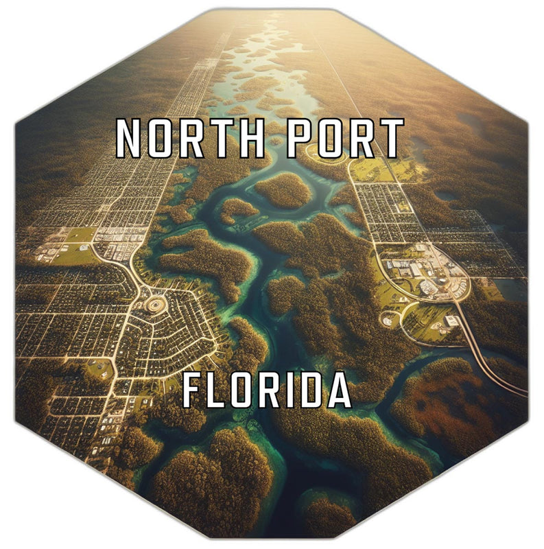 North Port Florida Travel Destination Souvenir Vinyl Decal Sticker 6-Inch