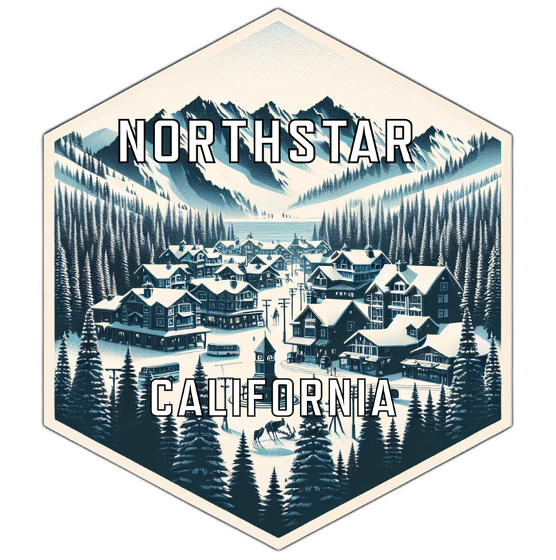 Northstar California Travel Destination Souvenir Vinyl Decal Sticker 4-Inch