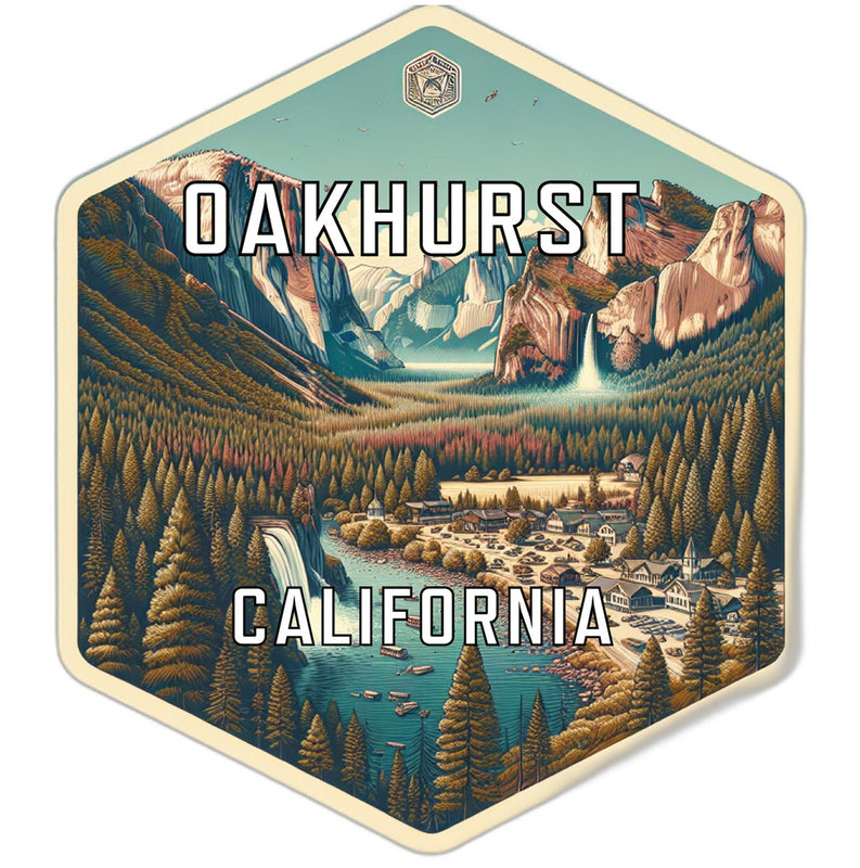 Oakhurst California Travel Destination Souvenir Vinyl Decal Sticker 6-Inch