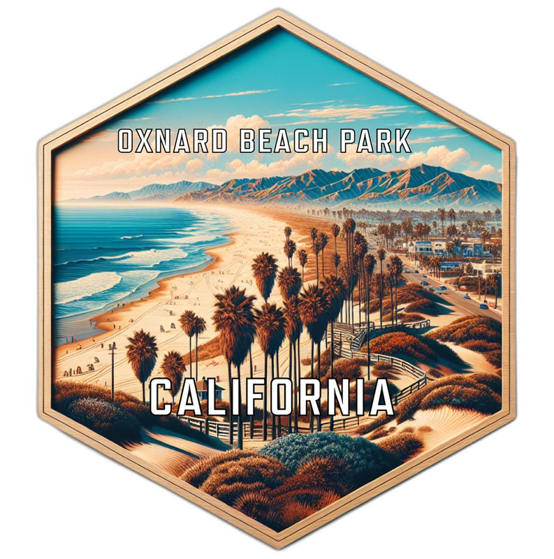 Oxnard Beach Park California Travel Destination Souvenir Vinyl Decal Sticker 2-Inch