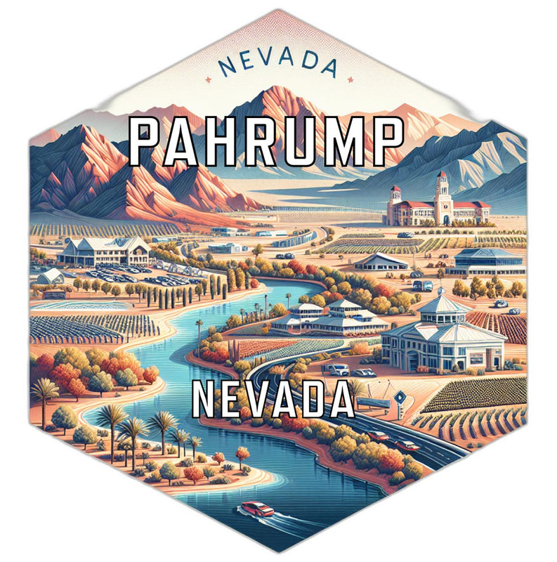Pahrump Nevada Travel Destination Souvenir Vinyl Decal Sticker 2-Inch