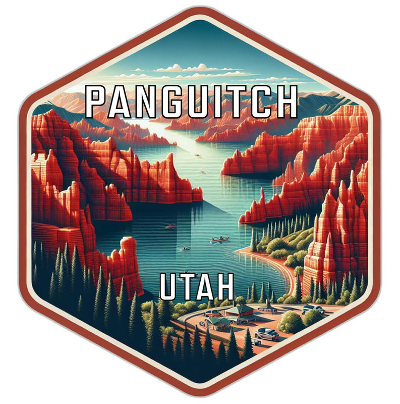 Panguitch Utah Travel Destination Souvenir Vinyl Decal Sticker 4-Inch
