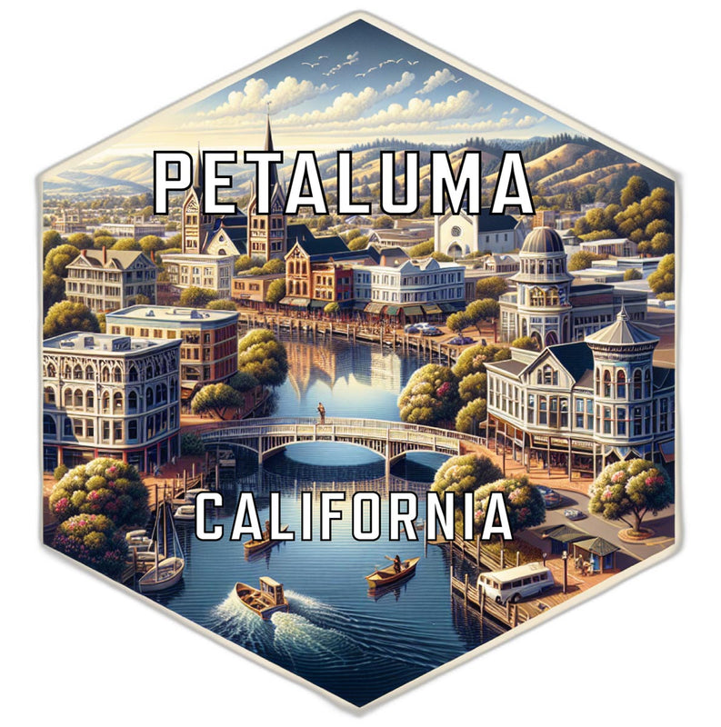 Petaluma California Travel Destination Souvenir Vinyl Decal Sticker 6-Inch