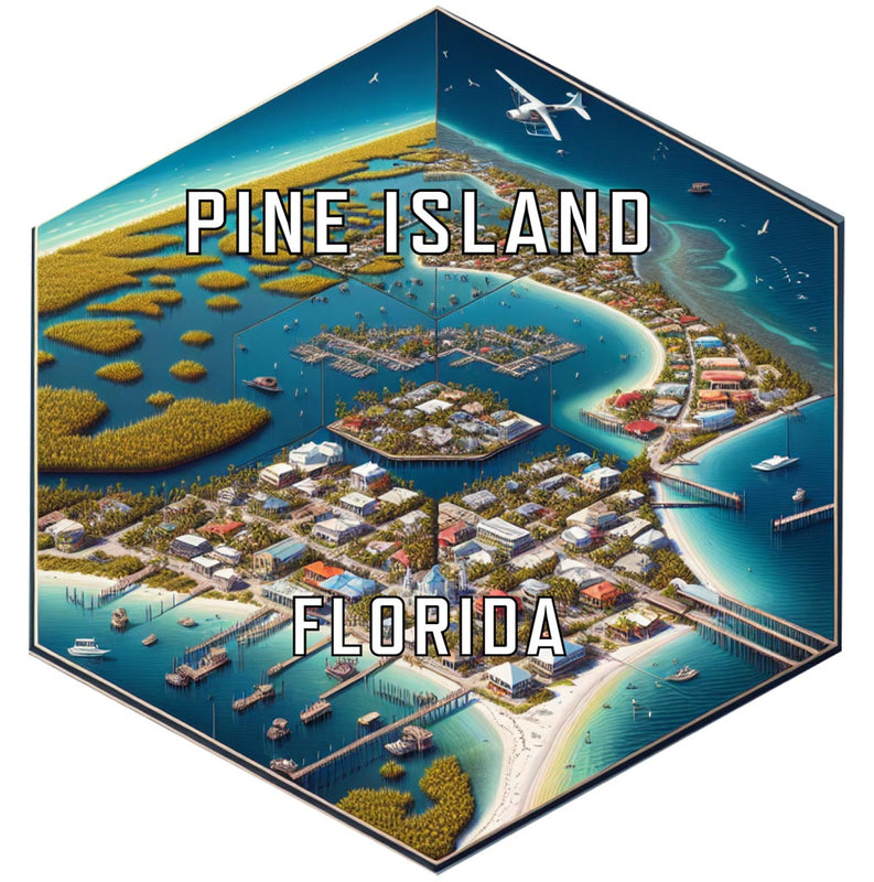 Pine Island Florida Travel Destination Souvenir Vinyl Decal Sticker 2-Inch
