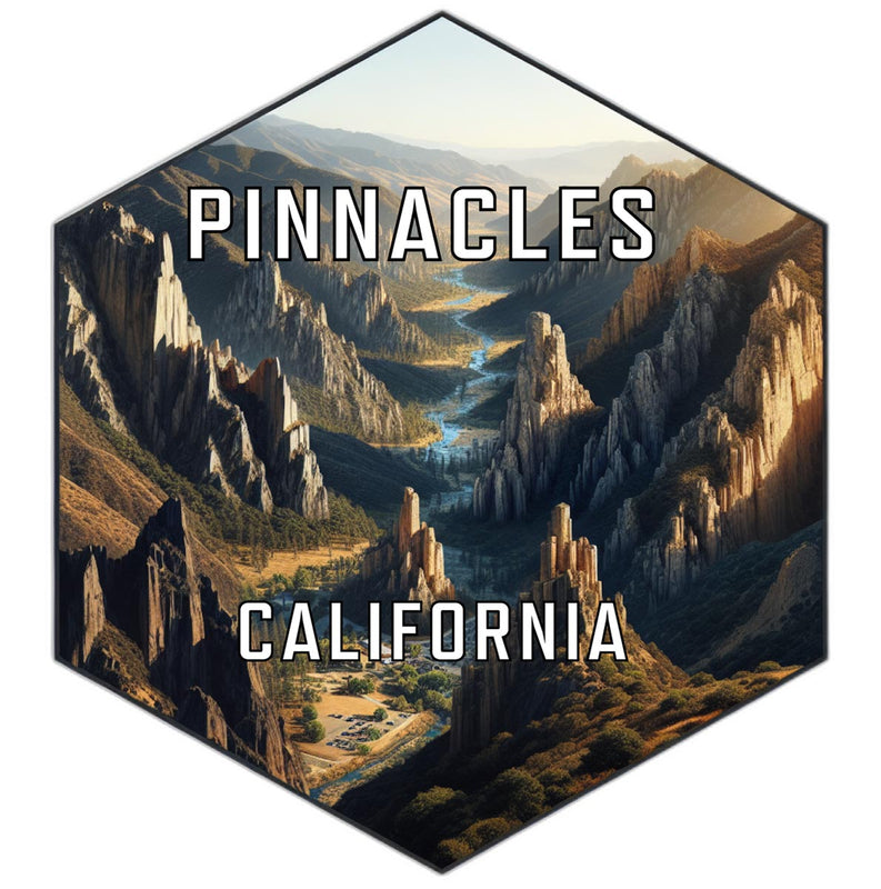 Pinnacles California Travel Destination Souvenir Vinyl Decal Sticker 2-Inch