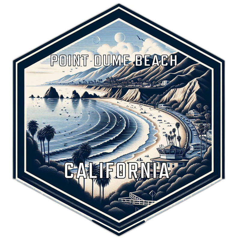Point Dume Beach California Travel Destination Souvenir Vinyl Decal Sticker 6-Inch