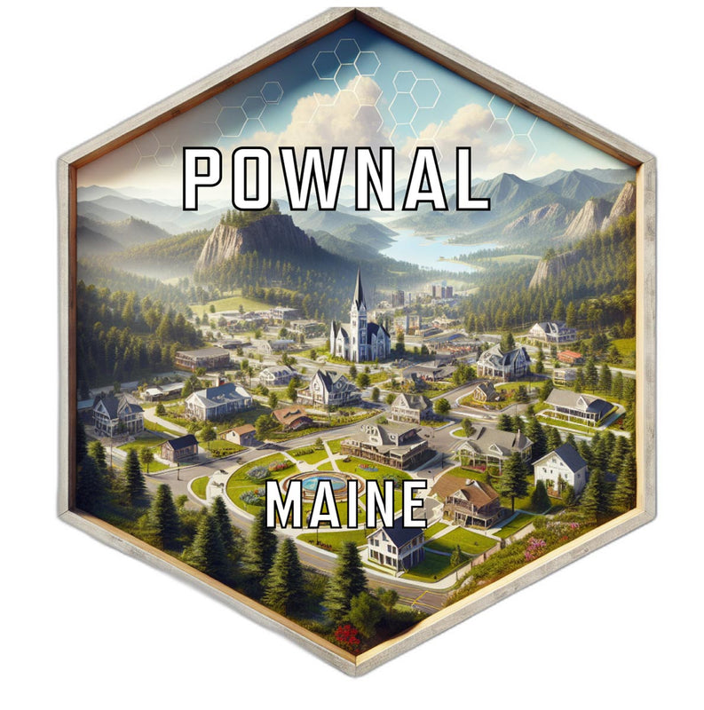 Pownal Maine Travel Destination Souvenir Vinyl Decal Sticker 2-Inch