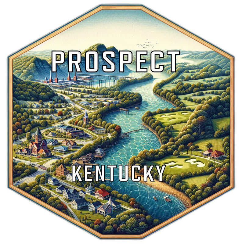 Prospect Kentucky Travel Destination Souvenir Vinyl Decal Sticker 2-Inch