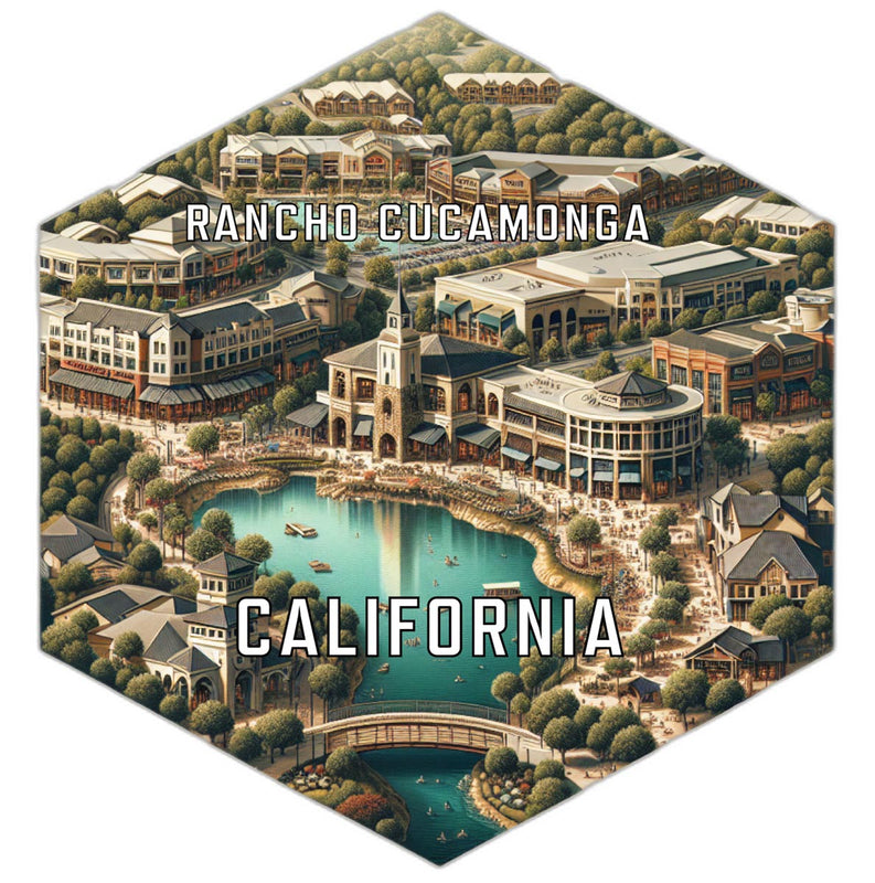 Rancho Cucamonga California Travel Destination Souvenir Vinyl Decal Sticker 6-Inch
