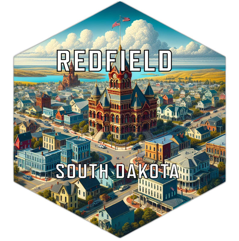 Redfield South Dakota Travel Destination Souvenir Vinyl Decal Sticker 6-Inch