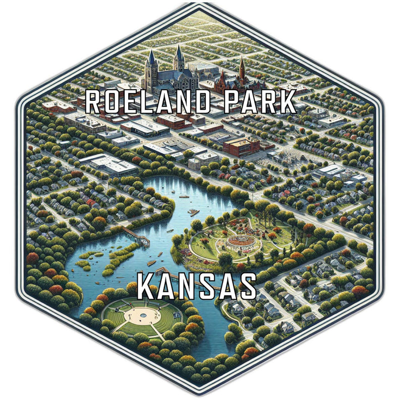 Roeland Park Kansas Travel Destination Souvenir Vinyl Decal Sticker 2-Inch
