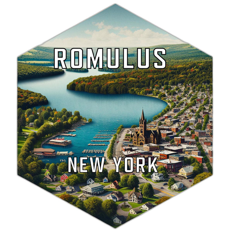 Romulus New York Travel Destination Souvenir Vinyl Decal Sticker 2-Inch