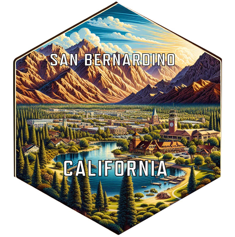 San Bernardino California Travel Destination Souvenir Vinyl Decal Sticker 2-Inch